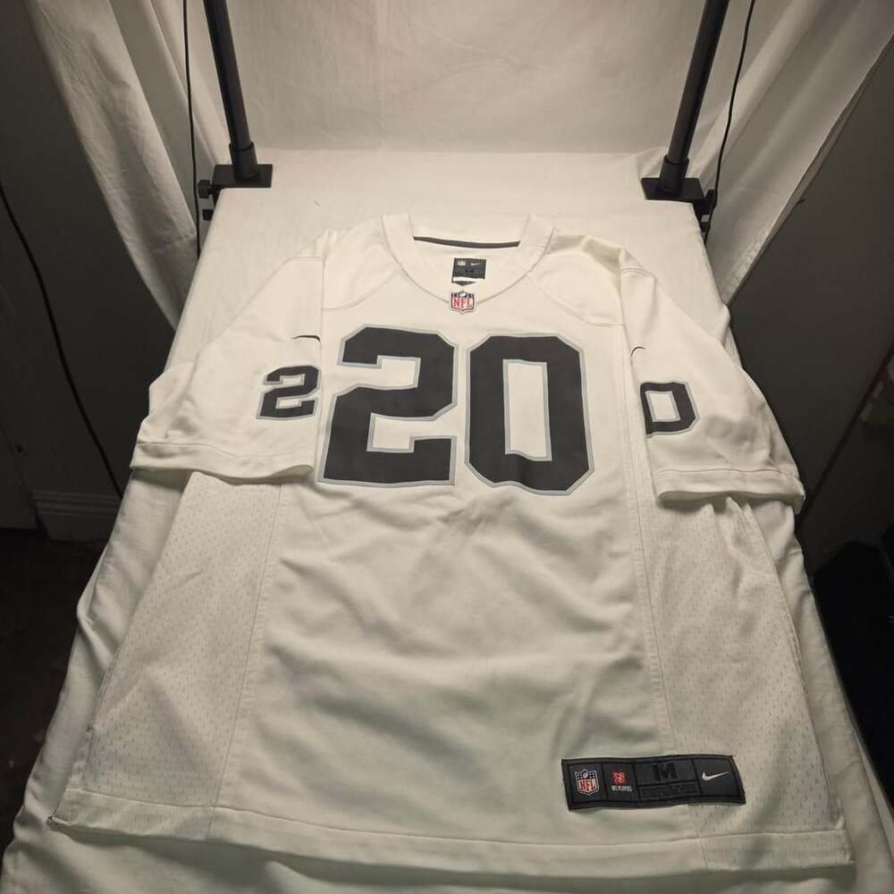 Nike Darren McFadden Oakland Raiders White Jersey Size M